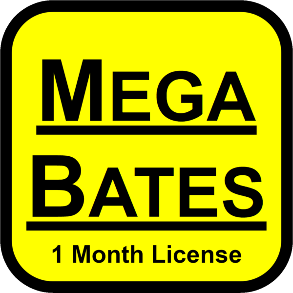 Mega-Bates 1 Month License